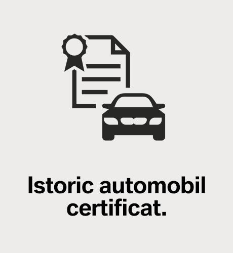 Istoric automobil certificat.