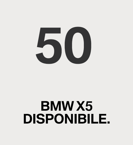 50 BMW X5 DISPONIBILE.